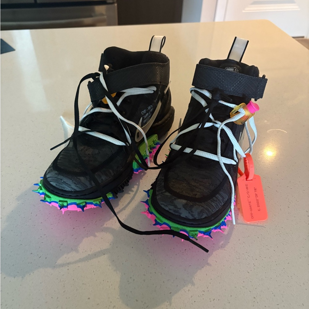 Kids Black and Multicolor Shoes